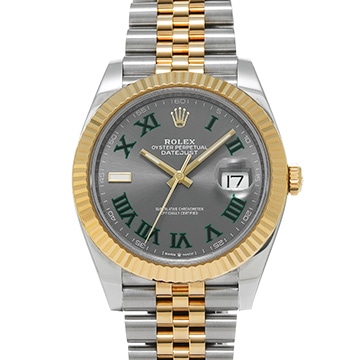 ロレックス デイトジャスト 41 126333 スレート メンズ 時計 【中古】【wristwatch】