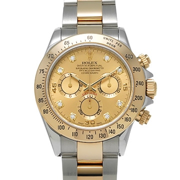 ロレックス コスモグラフ デイトナ 116523G シャンパン/ダイヤモンド メンズ 時計 【中古】【wristwatch】