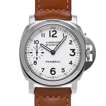 パネライ ルミノール マリーナ PAM00113 ホワイト メンズ 時計 【中古】【wristwatch】