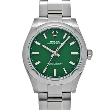 ロレックス オイスターパーペチュアル 31 277200 グリーン ユニセックス 時計 【中古】【wristwatch】