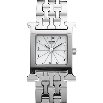 エルメス Hウォッチ HH1.210.132/4804 ホワイト レディース 時計 【中古】【wristwatch】
