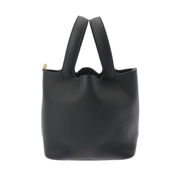 エルメス ピコタン ロック MM ブラック トリヨンクレマンス レディース バッグ 【中古】【bag】