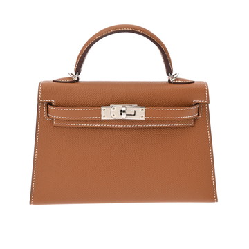 エルメス ミニケリー2 2WAY ゴールド ヴォーエプソン レディース バッグ 【未使用】【bag】