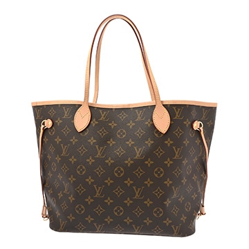 ルイ ヴィトン モノグラム ネヴァーフル MM ブラウン/ローズベージュ M46975 モノグラムキャンバス レディース バッグ 【中古】【bag】