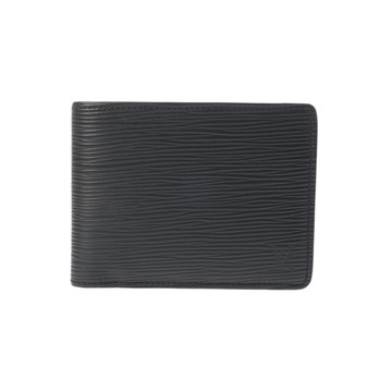 ルイ ヴィトン エピ ポルトフォイユ ミュルティプル ノワール M60662 エピレザー メンズ 財布 【中古】【purse】
