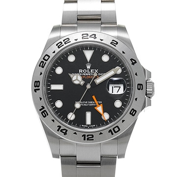 ロレックス エクスプローラーII 216570 ブラック メンズ 時計 【中古】【wristwatch】
