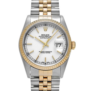 ロレックス デイトジャスト 16233 ホワイト メンズ 時計 【中古】【wristwatch】