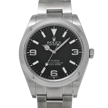 ロレックス エクスプローラー 214270 ブラック メンズ 時計 【中古】【wristwatch】