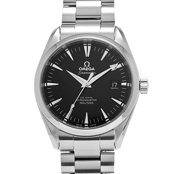 オメガ シーマスター アクアテラ コーアクシャル クロノメーター 2503.50 ブラック メンズ 時計 【中古】【wristwatch】