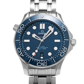 オメガ シーマスター ダイバー300 コーアクシャル マスタークロノメーター 210.30.42.20.03.001 ブルー メンズ 時計 【中古】【wristwatch】
