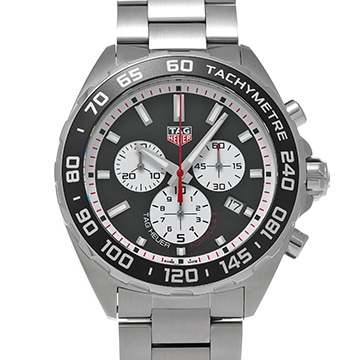 タグ ホイヤー フォーミュラ1 クォーツ クロノグラフ CAZ101E.BA0842 ブラック/シルバー メンズ 時計 【中古】【wristwatch】
