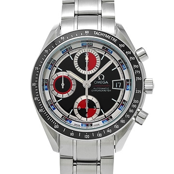 オメガ スピードマスター デイト 3210.52 ブラック/レッド メンズ 時計 【中古】【wristwatch】