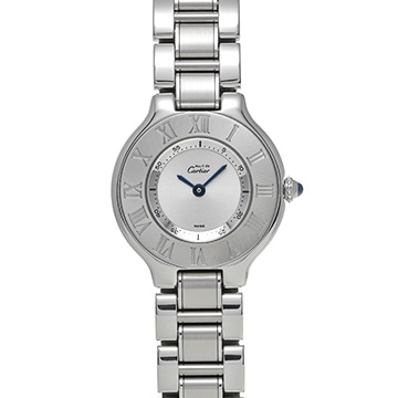 カルティエ マスト ドゥ カルティエ 21 ヴァンティアン W10109T2 シルバー レディース 時計 【中古】【wristwatch】