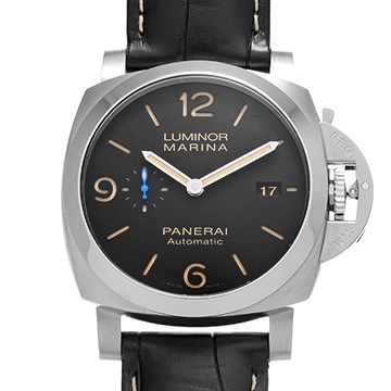 パネライ ルミノールマリーナ 1950 3デイズ アッチャイオ PAM01312 ブラック メンズ 時計 【中古】【wristwatch】