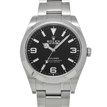 ロレックス エクスプローラー 214270 ブラック メンズ 時計 【中古】【wristwatch】
