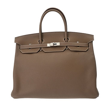 エルメス バーキン 40 エトゥープ トゴ ユニセックス バッグ 【中古】【bag】