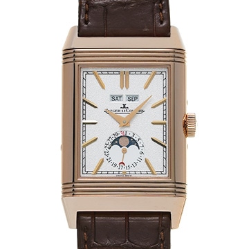 ジャガー ルクルト レベルソ トリビュート カレンダー Q3912420 シルバー/グレー メンズ 時計 【中古】【wristwatch】