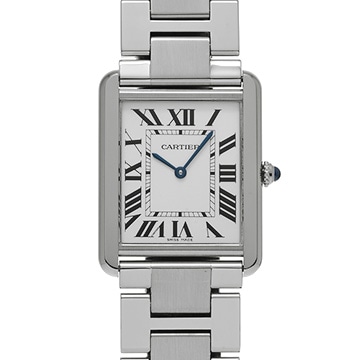 カルティエ タンク ソロ LM W5200014 シルバー ユニセックス 時計 【中古】【wristwatch】