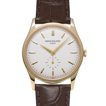 パテック フィリップ カラトラバ 5196J-001 シルバー メンズ 時計 【中古】【wristwatch】