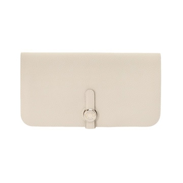 エルメス ドゴン GM クレ トゴ ユニセックス 財布 【中古】【purse】