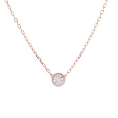 カルティエ ダムールネックレス LM ゴールド CRB7215600 K18ピンクゴールド PG レディース ジュエリー 【中古】【jewelry】