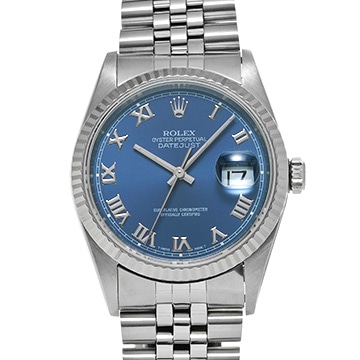 ロレックス デイトジャスト 16234 ブルー メンズ 時計 【中古】【wristwatch】