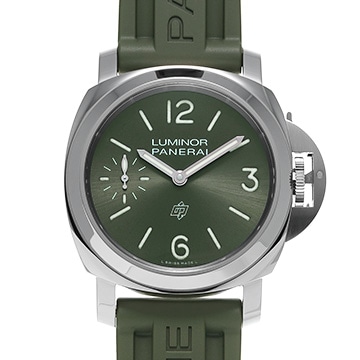 パネライ ルミノール ロゴ PAM01624 グリーン メンズ 時計 【中古】【wristwatch】