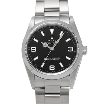 ロレックス エクスプローラー 14270 ブラック メンズ 時計 【中古】【wristwatch】