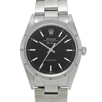 ロレックス エアキング 14010 ブラック メンズ 時計 【中古】【wristwatch】