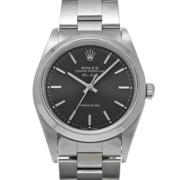 ロレックス エアキング 14000M ブラック メンズ 時計 【中古】【wristwatch】