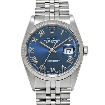 ロレックス デイトジャスト 16234 ブルー メンズ 時計 【中古】【wristwatch】