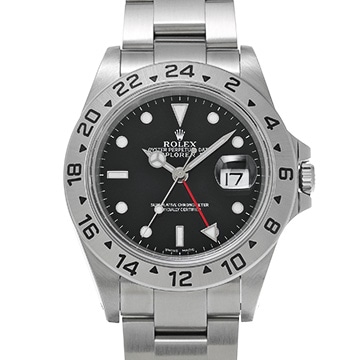 ロレックス エクスプローラーII 16570 ブラック メンズ 時計 【中古】【wristwatch】
