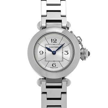 カルティエ ミスパシャ W3140007 シルバー レディース 時計 【中古】【wristwatch】