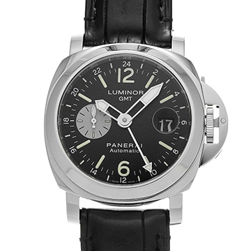 パネライ ルミノール GMT PAM00088 ブラック/シルバー メンズ 時計 【中古】【wristwatch】