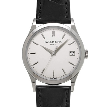 パテック フィリップ カラトラバ 5296G-001 シルバー メンズ 時計 【中古】【wristwatch】