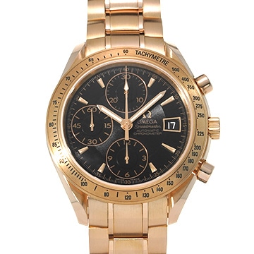オメガ スピードマスター デイト 323.50.40.40.01.001 ブラック メンズ 時計 【中古】【wristwatch】