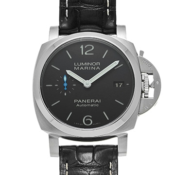 パネライ ルミノールマリーナ 1950 3デイズ オートマティック アッチャイオ PAM01392 ブラック メンズ 時計 【中古】【wristwatch】