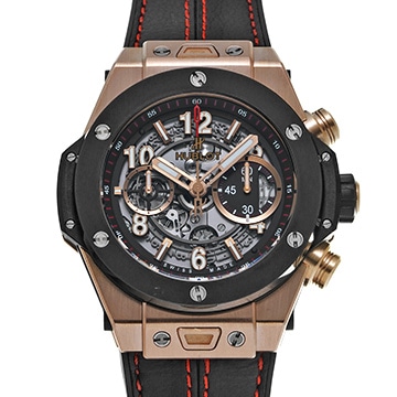 ウブロ ビッグバン ウニコ キングゴールド セラミック 411.OM.1180.RX スケルトン メンズ 時計 【中古】【wristwatch】