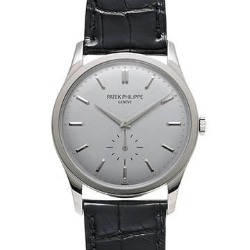 パテック フィリップ カラトラバ 5196G-001 シルバー メンズ 時計 【中古】【wristwatch】