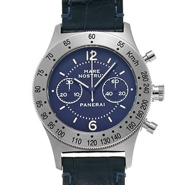 パネライ マーレ ノストゥルム アッチャイオ PAM00716 ブルー メンズ 時計 【中古】【wristwatch】