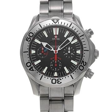 オメガ シーマスター レーシング クロノグラフ 2269.52 ブラック レディース 時計 【中古】【wristwatch】