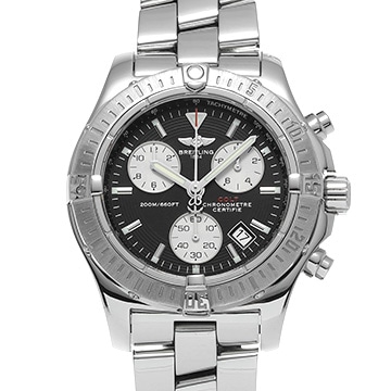 ブライトリング コルト クロノグラフ クォーツ A738B82PRS ブラック/シルバー メンズ 時計 【中古】【wristwatch】
