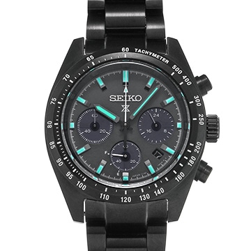 セイコー プロスペックス スピードタイマー ソーラークロノグラフ SBDL103 ブラック メンズ 時計 【中古】【wristwatch】