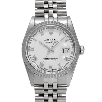ロレックス デイトジャスト 16030 ホワイト メンズ 時計 【中古】【wristwatch】