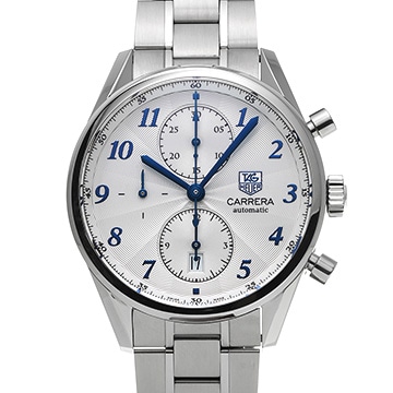 タグ ホイヤー カレラ ヘリテージ キャリバー16 クロノグラフ CAS2111.BA0730 シルバー メンズ 時計 【中古】【wristwatch】
