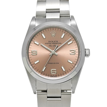 ロレックス エアキング 14000M ピンク メンズ 時計 【中古】【wristwatch】