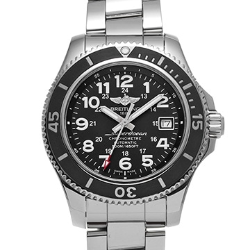 ブライトリング スーパーオーシャン II 42 A17365C9/BF71 ブラック メンズ 時計 【中古】【wristwatch】