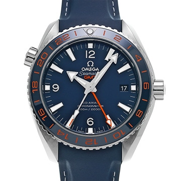 オメガ シーマスター プラネットオーシャン GMT グッドプラネット 232.32.44.22.03.001 ブルー メンズ 時計 【中古】【wristwatch】