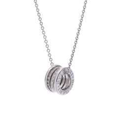 ブルガリ B.ZERO1 ネックレス シルバー K18ホワイトゴールド WG レディース ジュエリー 【中古】【jewelry】