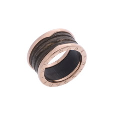 ブルガリ B.ZERO1 リング #56 マーブル K18ピンクゴールド PG レディース ジュエリー 【中古】【jewelry】